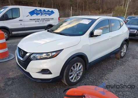 2021 Nissan Rogue Sport S Fwd Xtronic Cvt из США, поврежденный, VIN JN1BJ1AV2MW305236